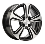 Легковой диск Khomen Wheels KHW1502 6x15 4x100 ET48 54,1 Black-FP