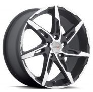 Vissol V-900 7,5x18 5x114,3 ET45 72,6 Black With Machined Face